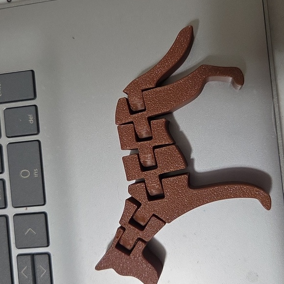 Hand Crafted Other - 3-D Articulated Dog